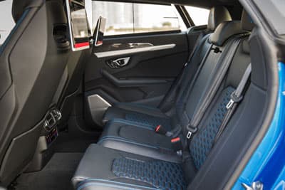 Blue Lamborghini Urus