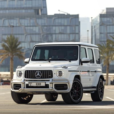 Mercedes G63 AMG White