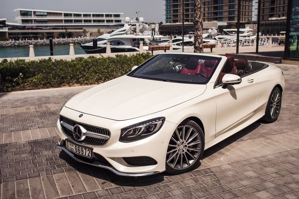 Mercedes S500 Coupe White