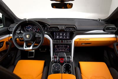 White Lamborghini Urus